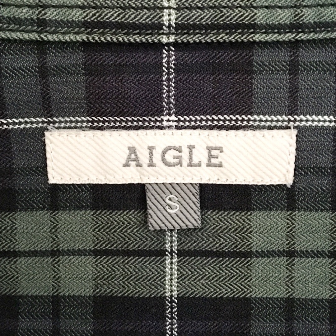 AIGLE(エーグル)の美品 AIGLE FRANCE Plaid チェック柄 長袖シャツ レディースのトップス(シャツ/ブラウス(長袖/七分))の商品写真