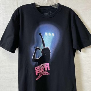 ON　YOUR　FEET!　サイズＬ　ミュージカル　半袖Ｔシャツ　黒ブラック古着(Tシャツ/カットソー(半袖/袖なし))