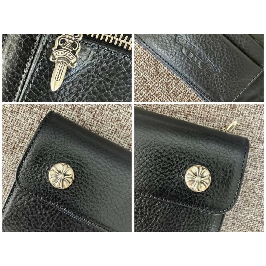 Chrome Hearts(クロムハーツ)の最上級美品 ChromeHearts クロムハーツ ウォレット ウェーブ 財布 メンズのファッション小物(長財布)の商品写真