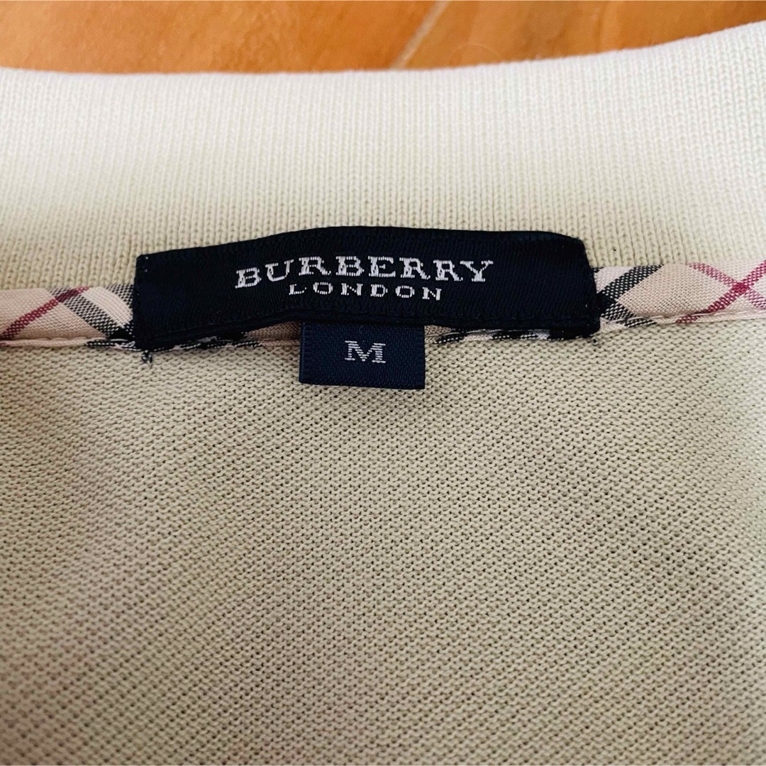 BURBERRY(バーバリー)の【送料無料】バーバリーロンドン◎ポロシャツ チェック柄 美品 メンズのトップス(ポロシャツ)の商品写真