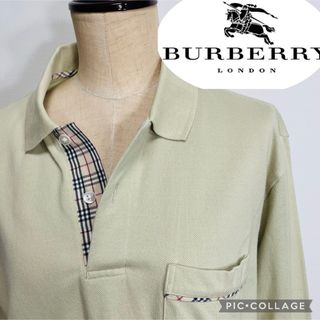 BURBERRY - 【送料無料】バーバリーロンドン◎ポロシャツ チェック柄 美品