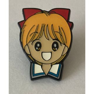 集英社 - りぼん展　姫ちゃんのリボン　ピン　バッジ　野々原姫子　水沢めぐみ　ガチャガチャ　