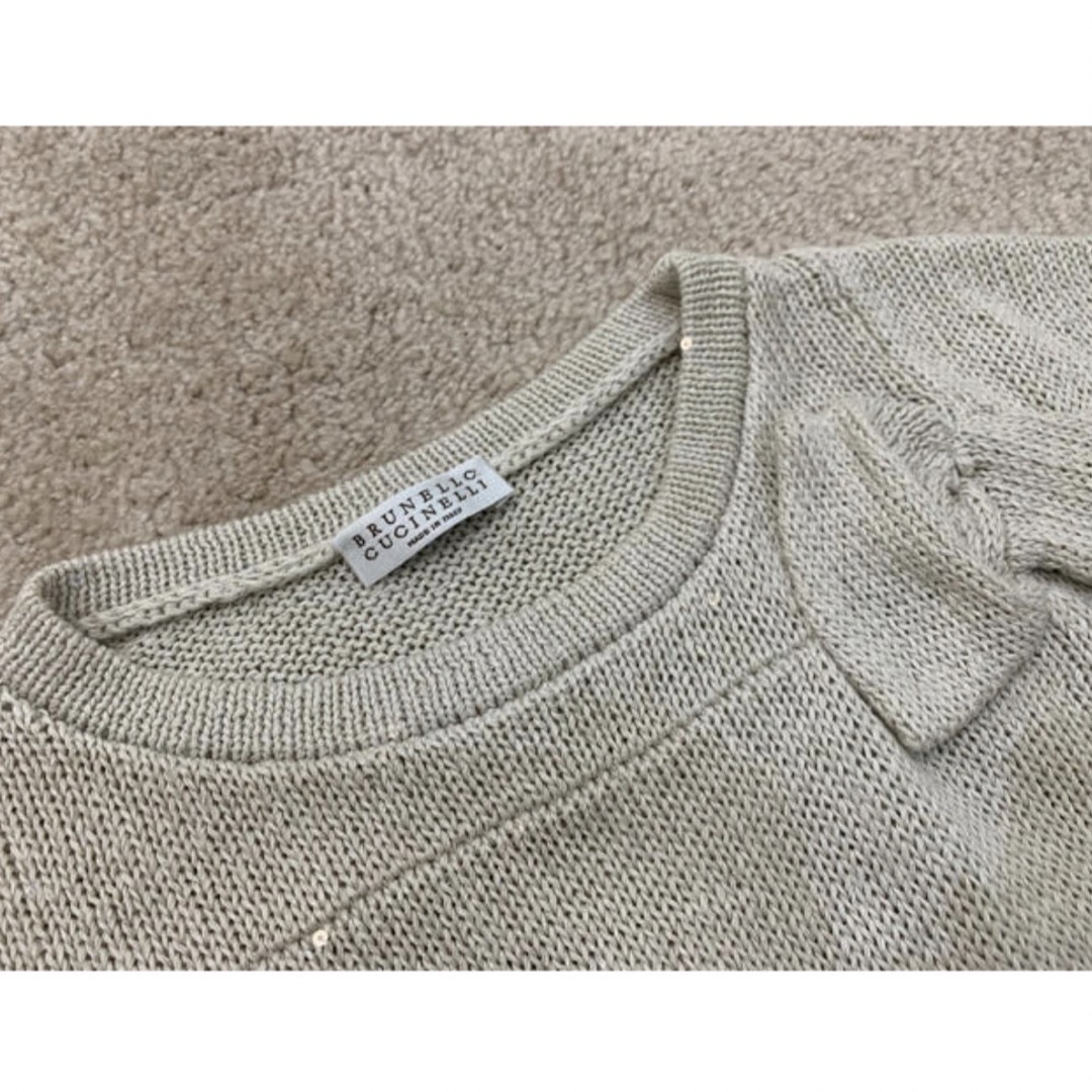 BRUNELLO CUCINELLI(ブルネロクチネリ)の着用数回❤️BRUNELLO CUCINELLI スパンコール ニット レディースのトップス(ニット/セーター)の商品写真