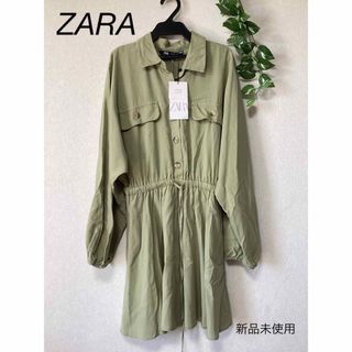 ザラ(ZARA)の⭐︎新品未使用⭐︎ZARA ワンピース　sizeS(ひざ丈ワンピース)