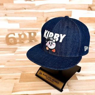 NEW ERA - 激レア【ニューエラ×星のカービィ】限定コラボ デニム キャップ サンプル 紺×白