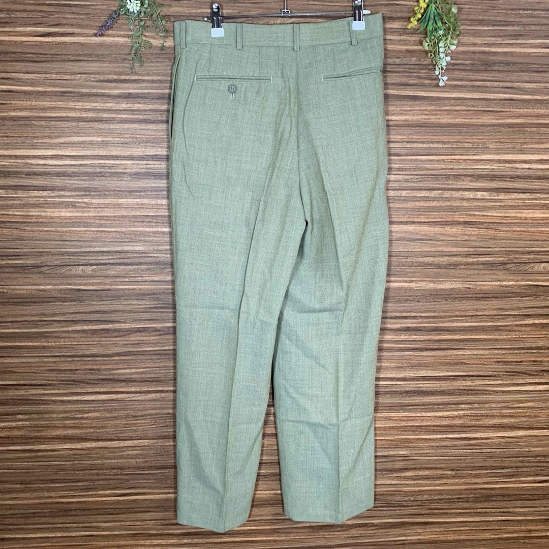 WARDLEY ワードリー パンツ ズボン S相当 緑 グリーン イタリア メンズのパンツ(スラックス)の商品写真