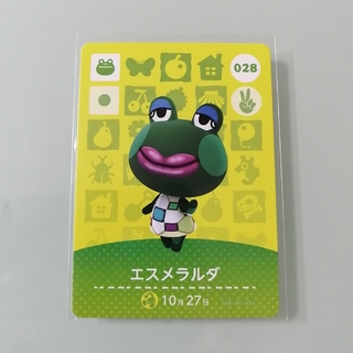 ニンテンドースイッチ(Nintendo Switch)のamiiboカード あつ森　028 エスメラルダ(その他)