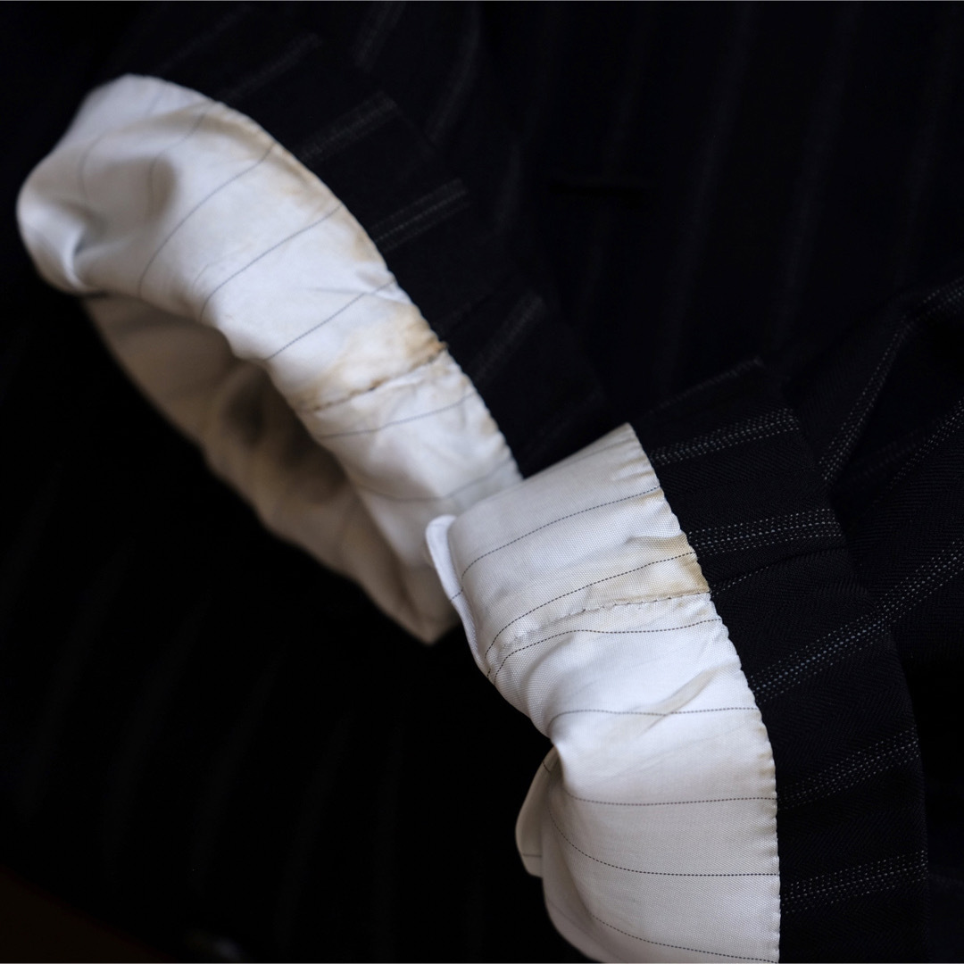 Yves Saint Laurent(イヴサンローラン)の希少YVES SAINT LAURENTトムフォード期リヴゴーシュスーツ黒50 メンズのスーツ(セットアップ)の商品写真