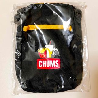 CHUMS ミニショルダーバッグ　 ブラック　 マクドナルド福袋2023