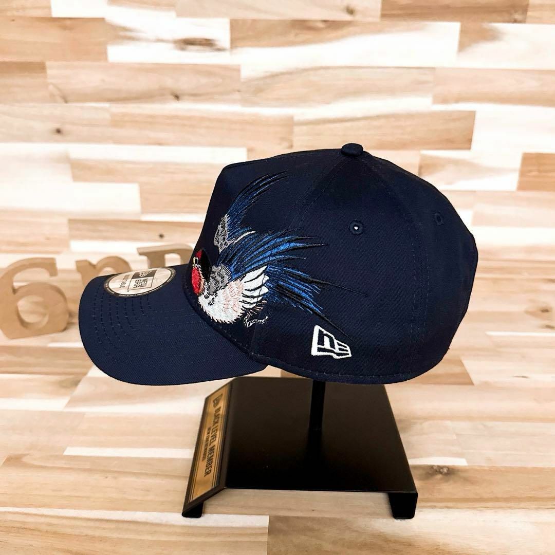 NEW ERA(ニューエラー)の激レア【ニューエラ×石川真澄】限定コラボ 燕ツバメ キャップ 和柄 浮世絵 紺 メンズの帽子(キャップ)の商品写真