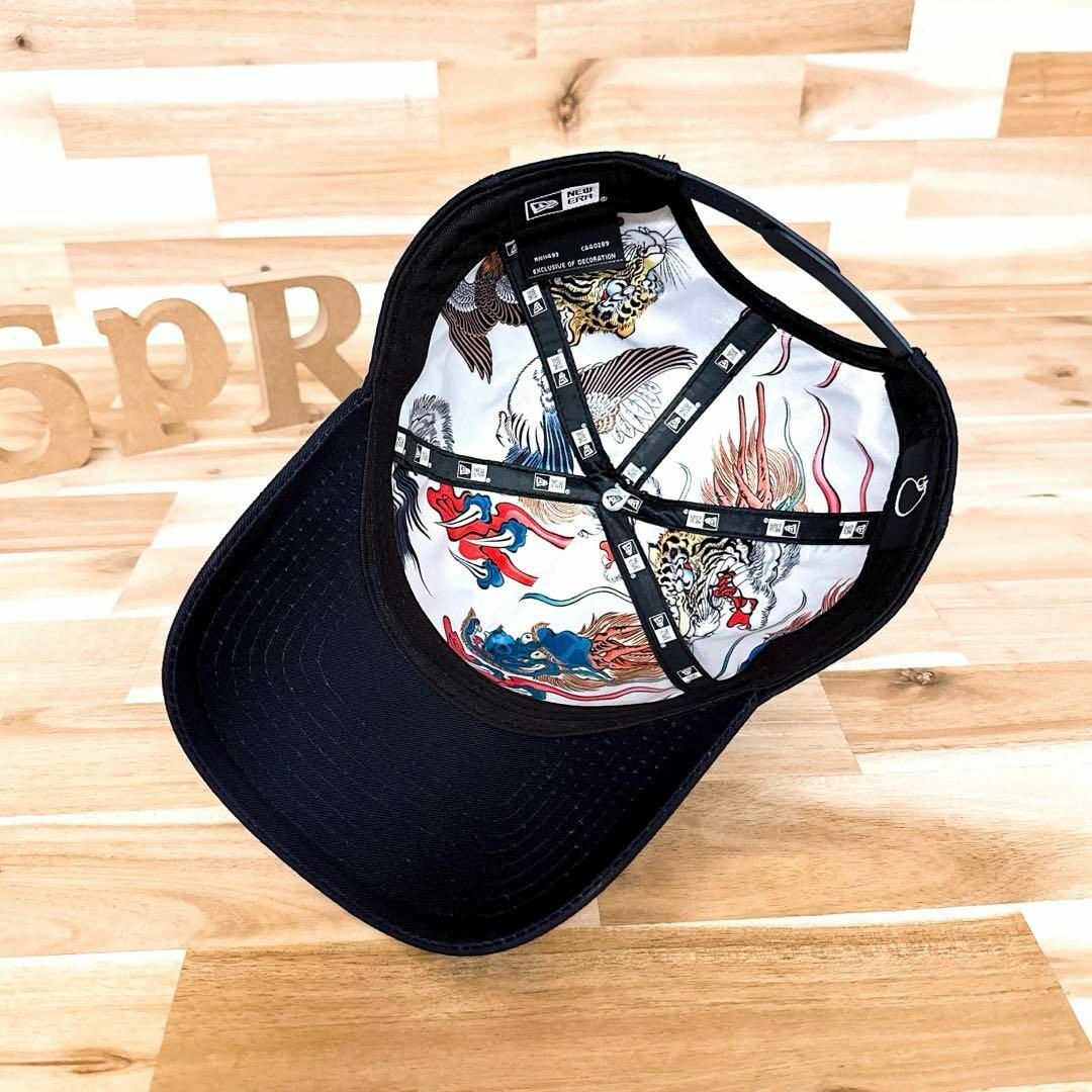 NEW ERA(ニューエラー)の激レア【ニューエラ×石川真澄】限定コラボ 燕ツバメ キャップ 和柄 浮世絵 紺 メンズの帽子(キャップ)の商品写真