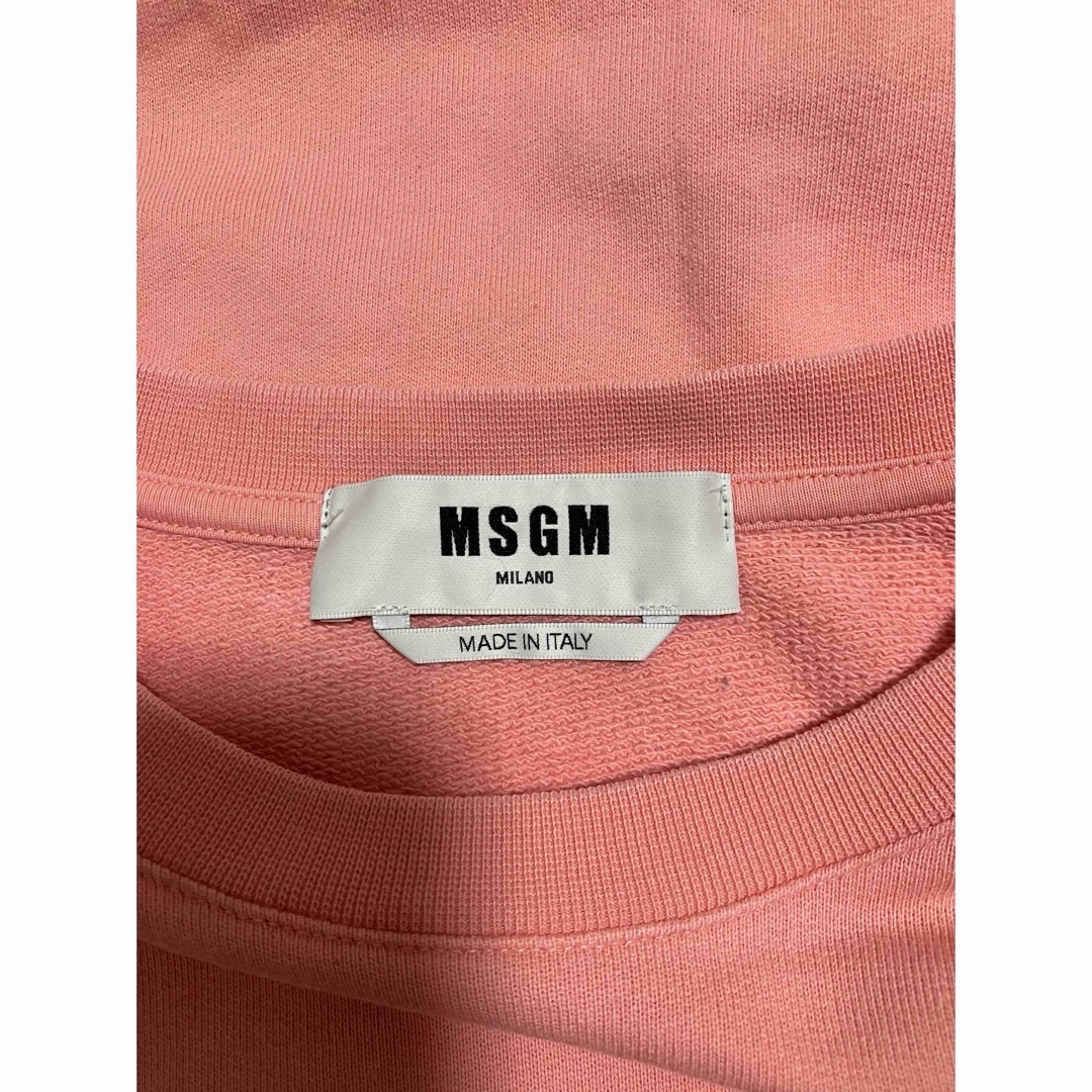 MSGM(エムエスジイエム)の難あり　MSGM ロゴ　スウェット　トレーナー レディースのトップス(トレーナー/スウェット)の商品写真