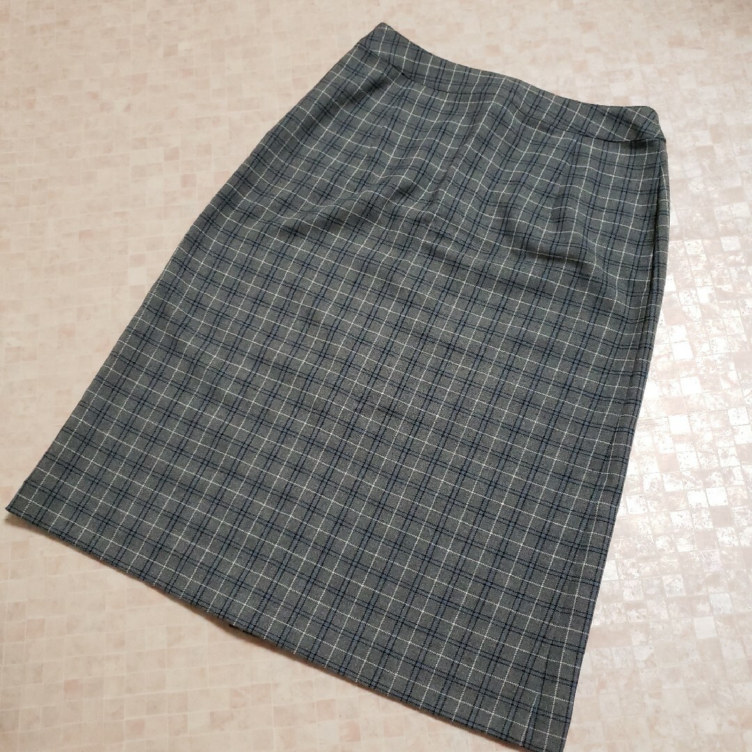 EASTBOY(イーストボーイ)のイーストボーイ EAST BOY スカート グレー チェック レディースのスカート(ひざ丈スカート)の商品写真