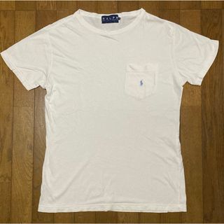 ユニクロ(UNIQLO)のラルフローレン(ralph lauren) 半袖 Tシャツ 白 Lサイズ(Tシャツ/カットソー(半袖/袖なし))