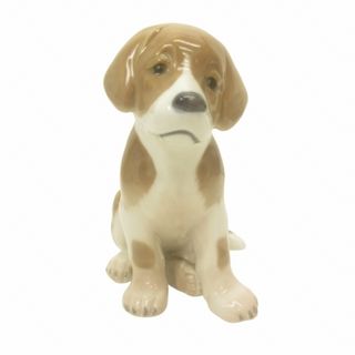 ロイヤルコペンハーゲン(ROYAL COPENHAGEN)のロイヤルコペンハーゲン イヤーフィギュリン 犬 陶磁器 オブジェ 置物 STK(彫刻/オブジェ)