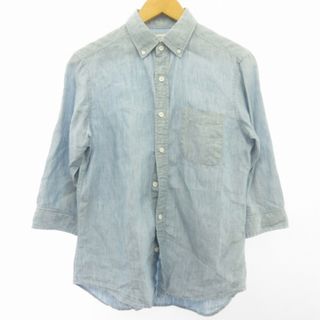 ユナイテッドアローズグリーンレーベルリラクシング(UNITED ARROWS green label relaxing)のグリーンレーベルリラクシング シャンブレーシャツ BDシャツ S(シャツ)