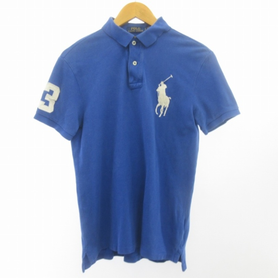 POLO RALPH LAUREN(ポロラルフローレン)のポロ ラルフローレン POLO RALPH LAUREN ポロシャツ 青 S メンズのトップス(ポロシャツ)の商品写真