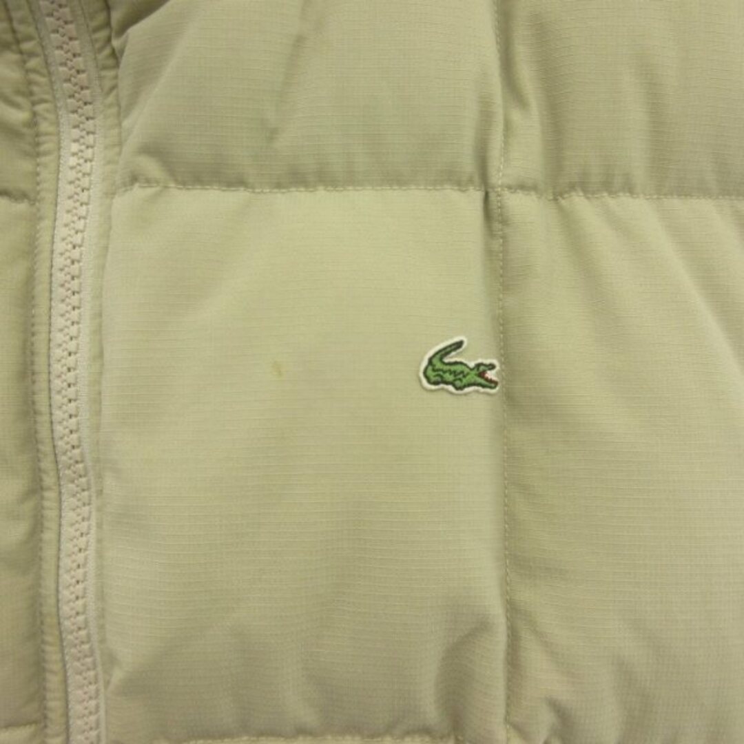 LACOSTE(ラコステ)のラコステ ロゴ刺繍 リバーシブル ダウンベスト ジャケット 54 約XL メンズのジャケット/アウター(ダウンベスト)の商品写真