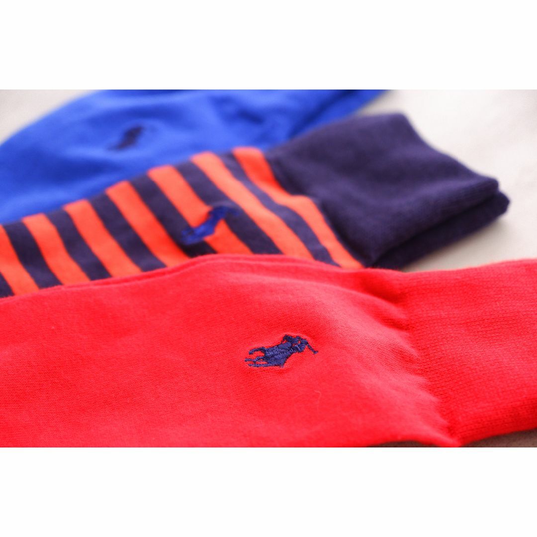 POLO RALPH LAUREN(ポロラルフローレン)のPOLOポロラルフローレン【3足セット／メンズ】おしゃれなソックス【新品です】 メンズのレッグウェア(ソックス)の商品写真