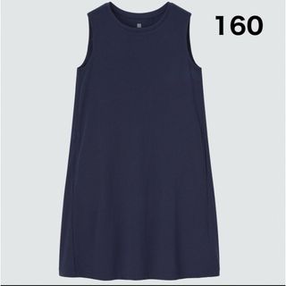 UNIQLO - 【新品】UNIQLOノースリーブワンピース　160