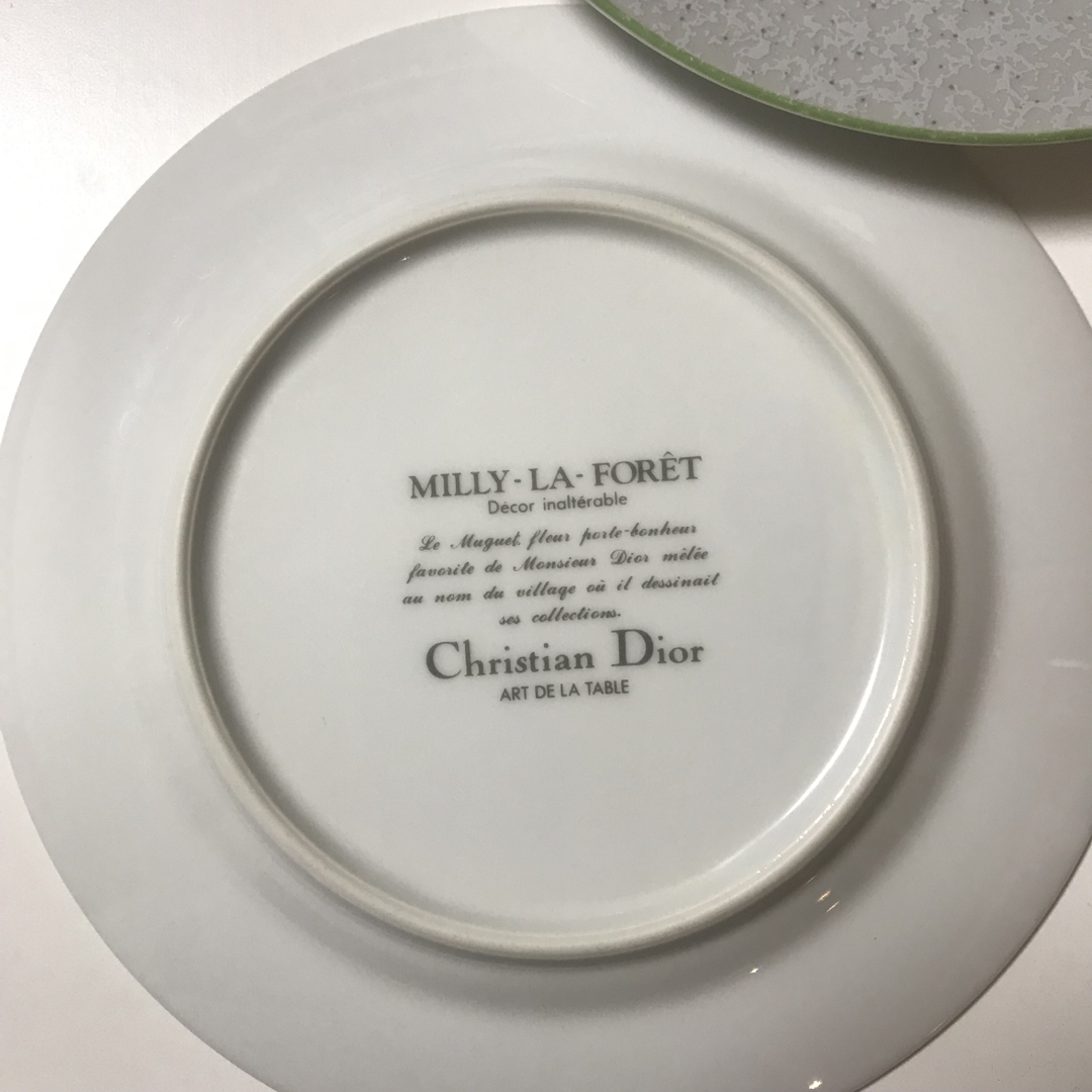 Christian Dior - クリスチャンディオールケーキ皿2枚セットの Christian Dior - クリスチャンディオールケーキ皿2枚セットの