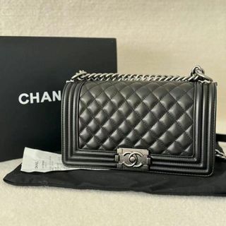 シャネル(CHANEL)のCHANEL BOY シャネル ボーイ ショルダー バッグ マトラッセ(ショルダーバッグ)