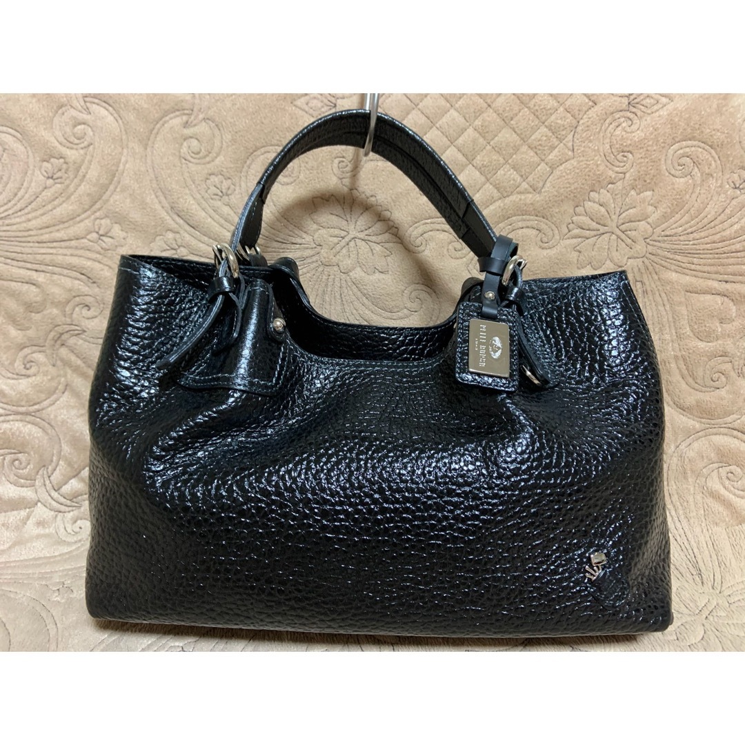 PELLE BORSA(ペレボルサ)のペレボルサ　PELLE BORSA トートバッグ　プラントMブラック　 レディースのバッグ(ハンドバッグ)の商品写真