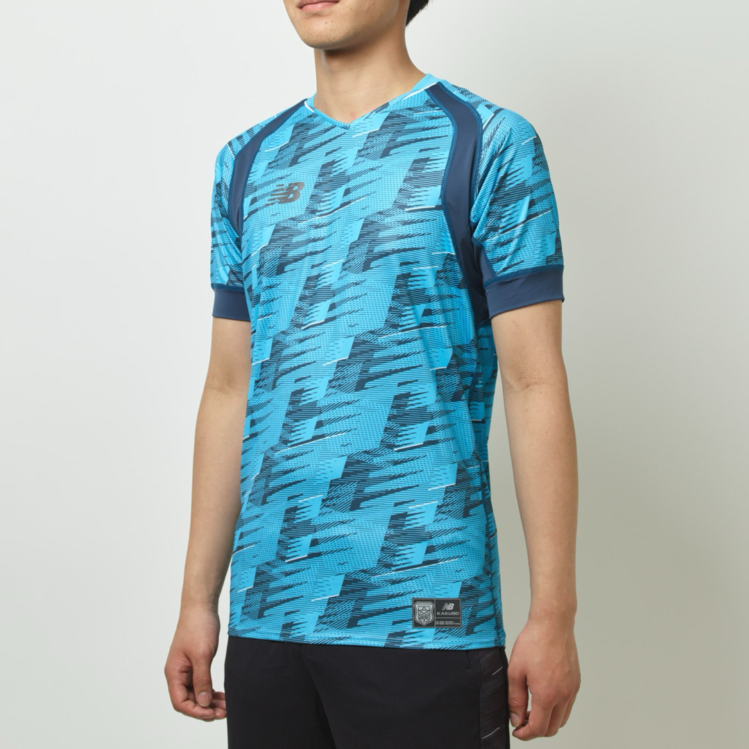 New Balance(ニューバランス)のnewbalance ニューバランス　シャツ　水色 メンズのトップス(Tシャツ/カットソー(半袖/袖なし))の商品写真