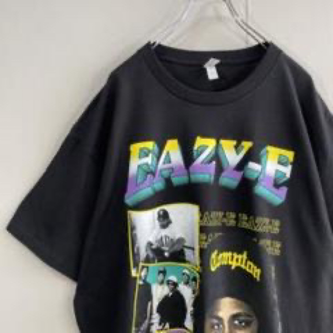 【ラップTシャツ】NWA　EAZY-E 古着イージーイート黒ヒップホップsk8 メンズのトップス(Tシャツ/カットソー(半袖/袖なし))の商品写真