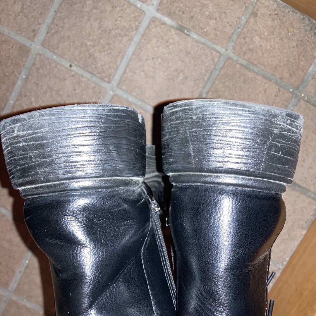 shein シーイン ブーツ 厚底 ショートブーツ レディースの靴/シューズ(ブーツ)の商品写真
