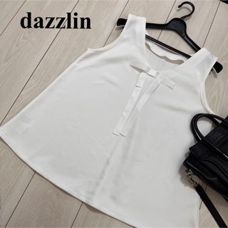 dazzlin - dazzlin 美品　バックリボン　Aライン　トップス　チュニック　タンクトップ