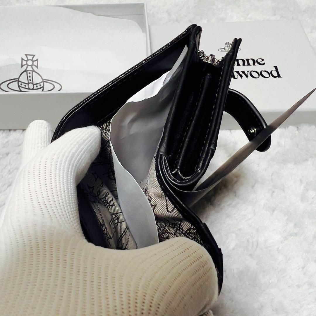 Vivienne Westwood(ヴィヴィアンウエストウッド)のVivienne Westwood DIAMANTE ORB 二つ折り財布 レディースのファッション小物(財布)の商品写真