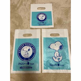 スヌーピー(SNOOPY)のスヌーピー タウン SNOOPY TOWN ピーナッツ ショップ袋 ビニール　小(キャラクターグッズ)