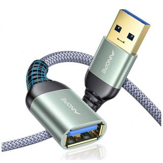 中古　AINOPE USB3.0 延長ケーブル 高速データ転送 オス-メス