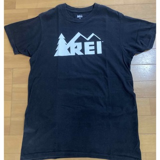REI アールイーアイ 半袖 Tシャツ 日本未発売 M ブラック アウトドア(Tシャツ/カットソー(半袖/袖なし))