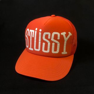 STUSSY - stussy ビッグロゴ トラッカーキャップ メッシュキャップ ステューシー