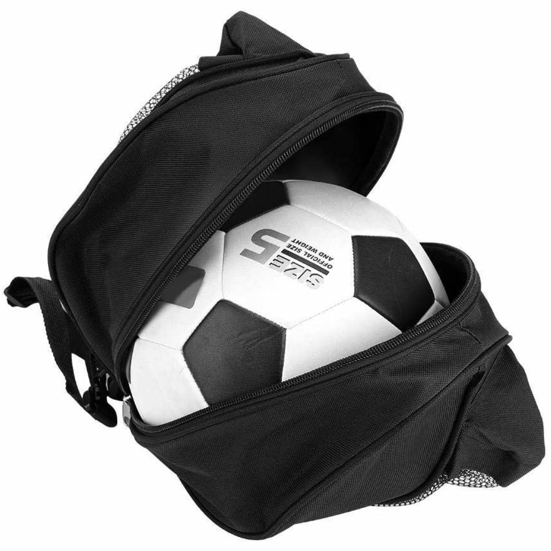 ボールバッグ サッカー バスケットボール ボール入れ 手提げ 肩掛け ブラック スポーツ/アウトドアのサッカー/フットサル(その他)の商品写真