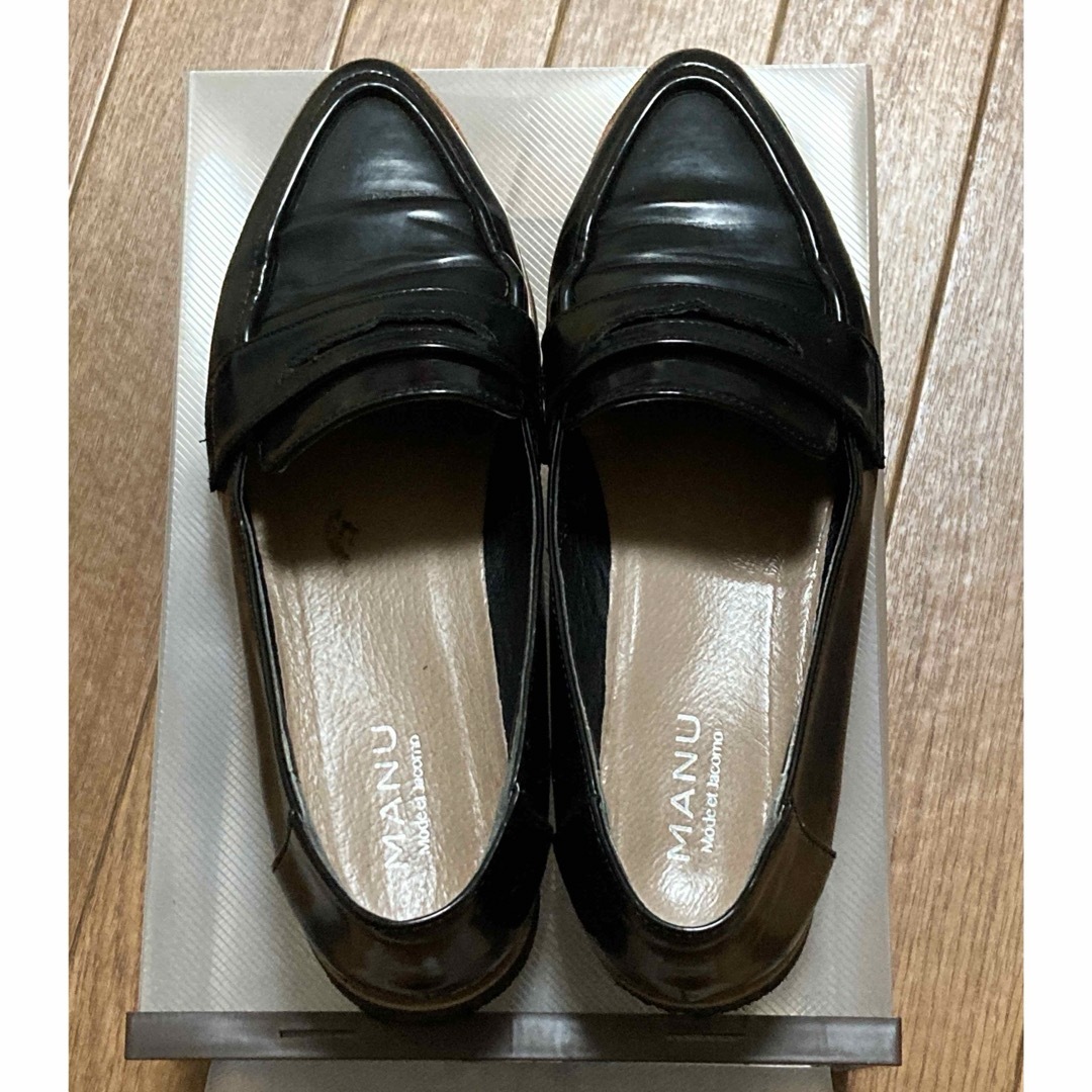 MODE ET JACOMO manu ポインテッドマニッシュローファー レディースの靴/シューズ(ローファー/革靴)の商品写真