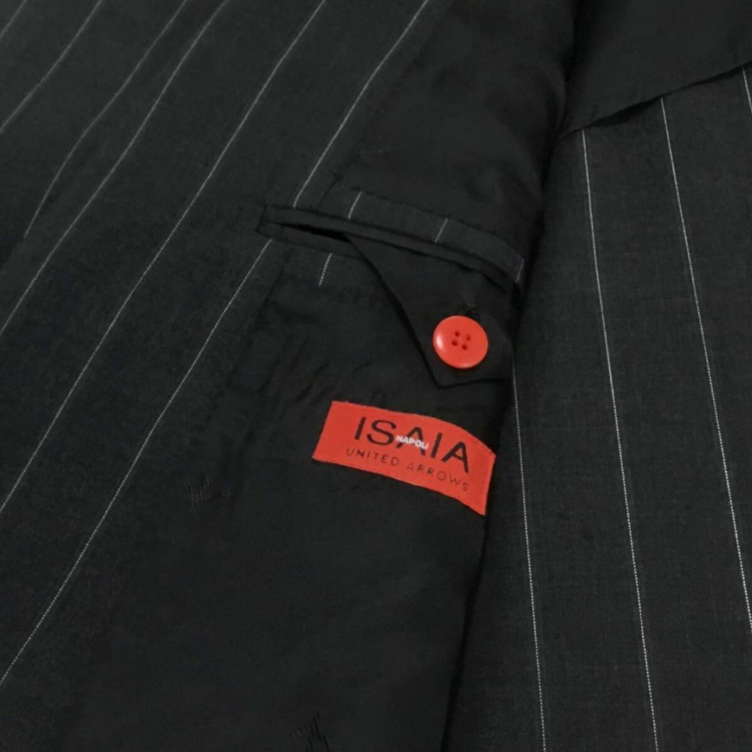 ISAIA(イザイア)のISAIA NAPOLI イザイアユナイテッドアローズ ピンストライプジャケット メンズのジャケット/アウター(テーラードジャケット)の商品写真