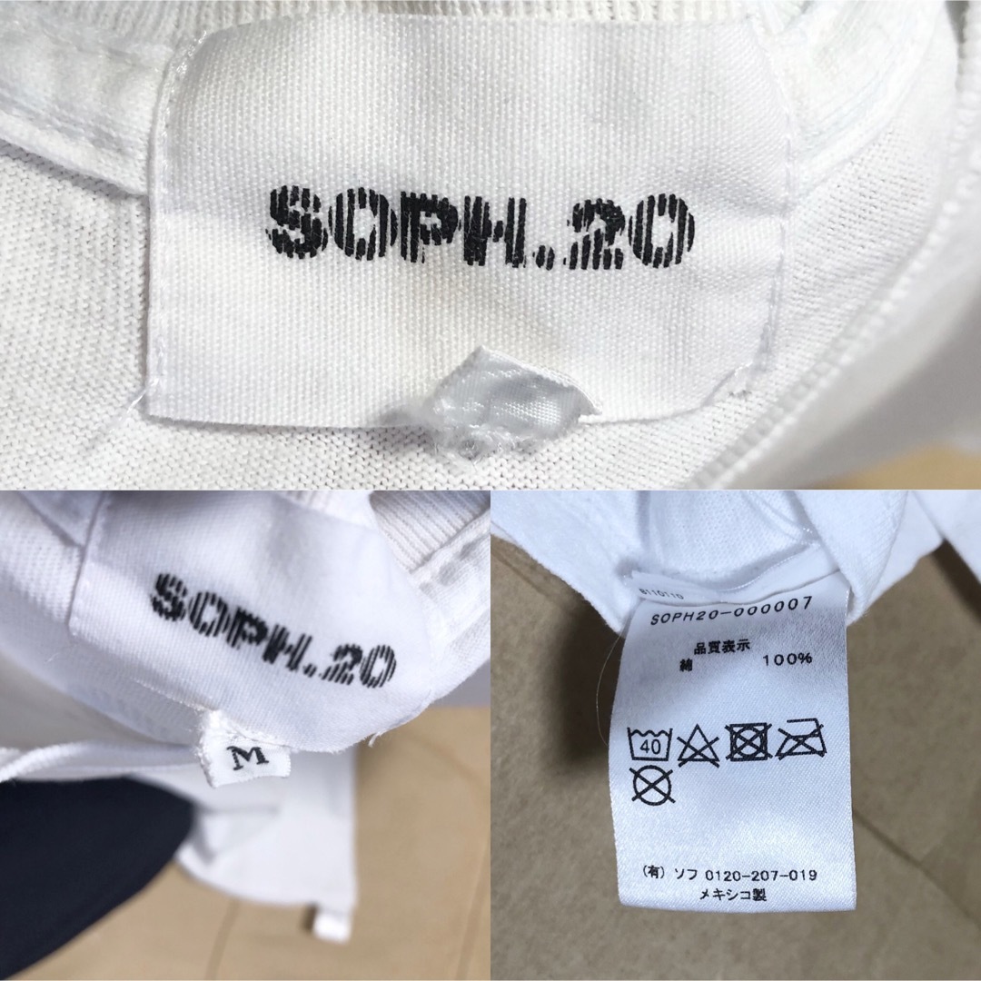 SOPH(ソフ)のSOPH.20  Tシャツ M 白 メンズのトップス(Tシャツ/カットソー(半袖/袖なし))の商品写真