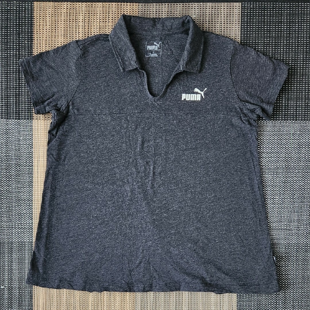 PUMA(プーマ)のPUMA オープン ポロシャツ 半袖 プーマ XL スポーツウエア ヨガ トレ レディースのトップス(ポロシャツ)の商品写真