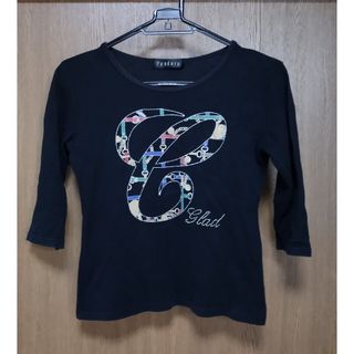 レディース　トップス　五分袖　Tシャツ　春夏　ブラック　クロップド丈　インナー