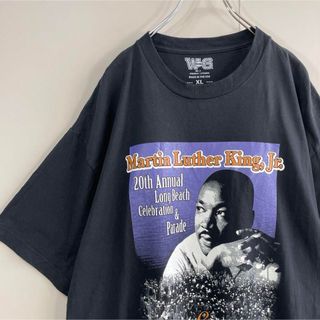 VINTAGE - 【usa製、両面プリントロゴ】キング牧師ネクストビンテージTシャツ古着星人XL