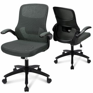 【色: ブラック】Ucomir 峠 オフィスチェア デスクチェア 人間工学 椅子(オフィスチェア)