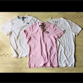 アバクロンビー&フィッチ  半袖 Tシャツ メンズ 3枚セット(Tシャツ/カットソー(半袖/袖なし))