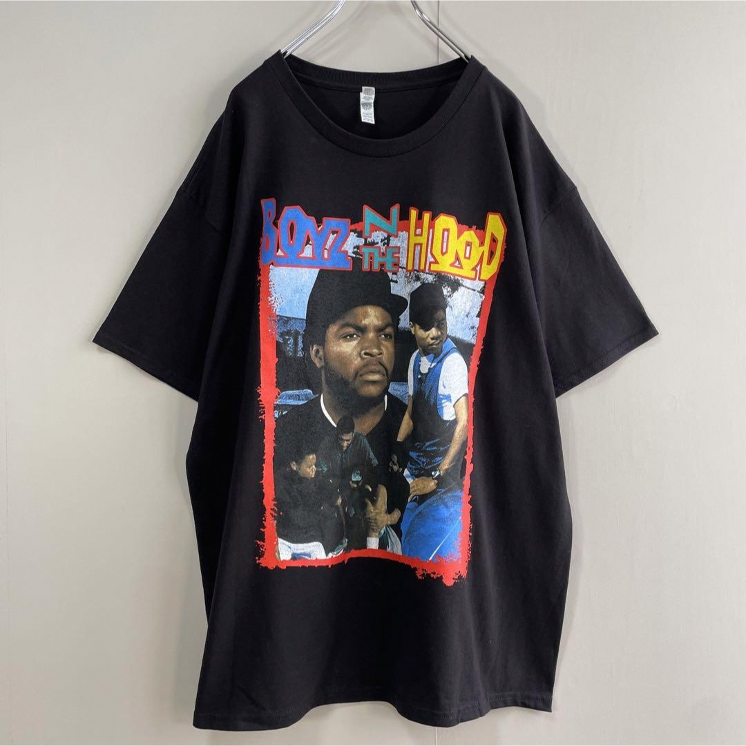 VINTAGE(ヴィンテージ)の【美品、オーバーサイズ】BOYS N THE HOODヒップホップ黒ストリート メンズのトップス(Tシャツ/カットソー(半袖/袖なし))の商品写真