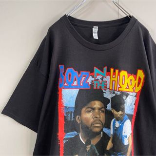 ヴィンテージ(VINTAGE)の【美品、オーバーサイズ】BOYS N THE HOODヒップホップ黒ストリート(Tシャツ/カットソー(半袖/袖なし))