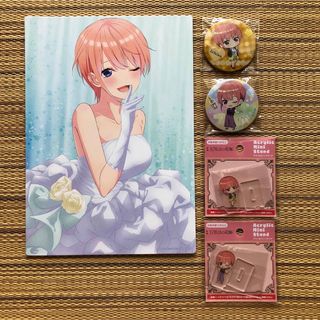 コウダンシャ(講談社)の未使用　五等分の花嫁　中野一花　グッズ　5点セット　缶バッジ　アクスタ　イラボ(バッジ/ピンバッジ)