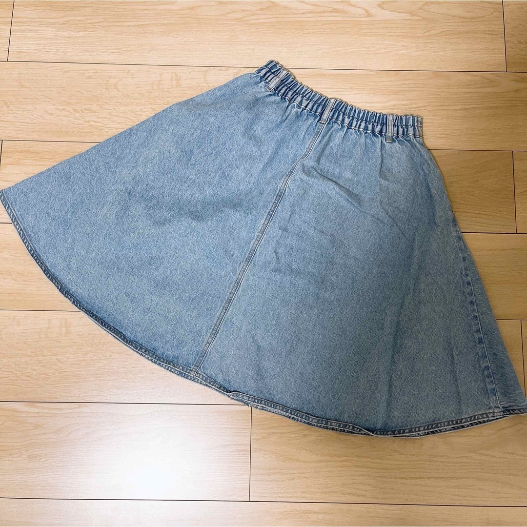 ジーンズ　スカート レディースのスカート(ひざ丈スカート)の商品写真