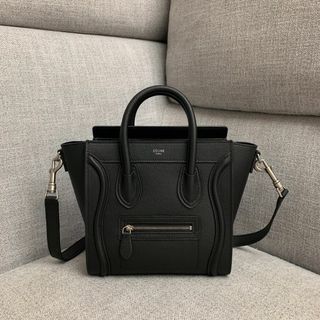 セリーヌ(celine)のCELINE セリーヌ ラゲージ ナノショッパー ブラック(ショルダーバッグ)